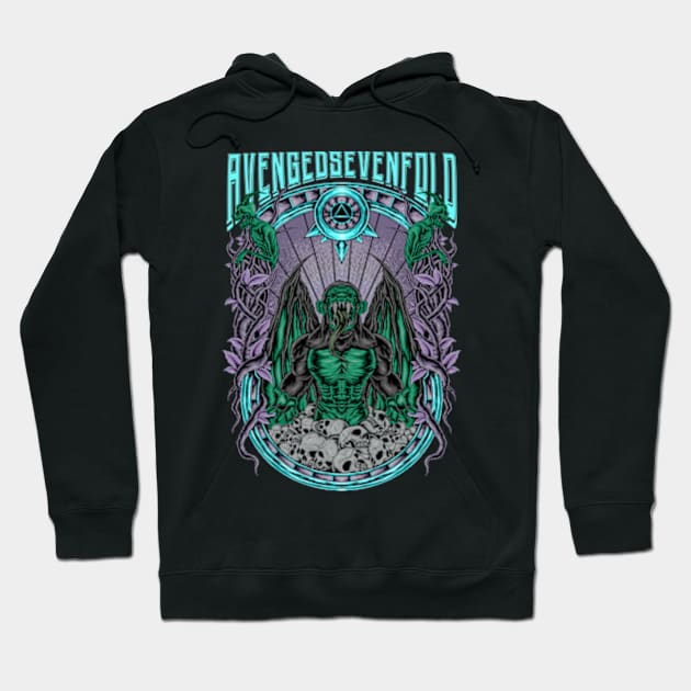 AVENGED BAT MONSTER Hoodie by TOSSS LAB ILLUSTRATION